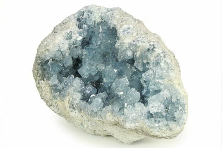 Sky Blue Celestine (Celestite) Crystal Geode - lbs! #304635